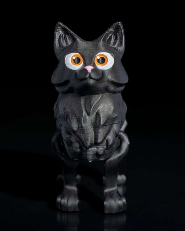 Figurină cu articulații Fluffy Kitten - imagine 5