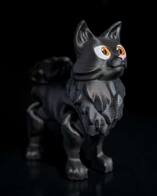 Figurină cu articulații Fluffy Kitten - imagine 8