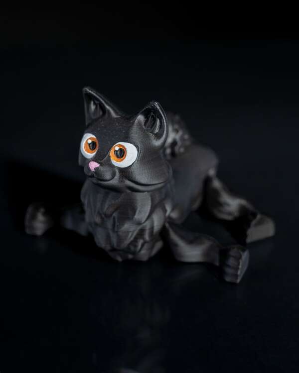 Figurină cu articulații Fluffy Kitten - imagine 4