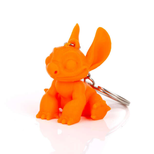 Breloc Stitch de la Disney Orange - imagine 3