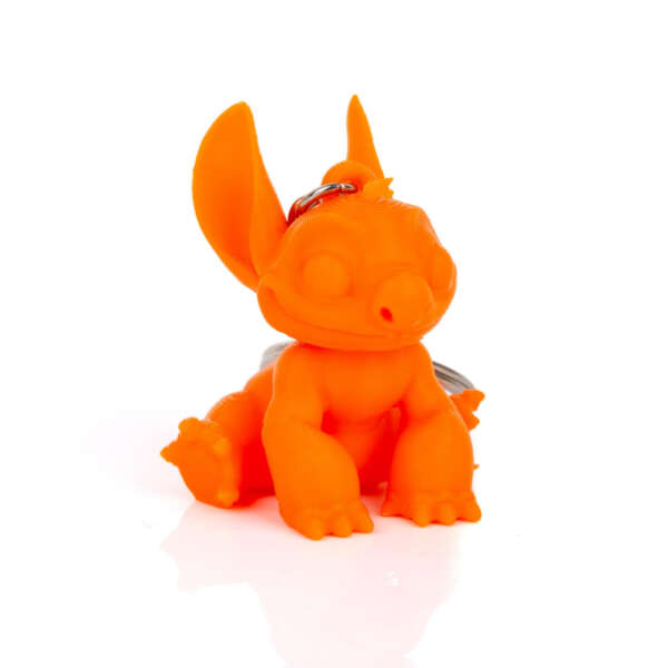Breloc Stitch de la Disney Orange - imagine 2