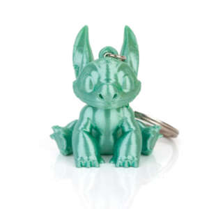 Breloc Stitch de la Disney Verde Metalizat