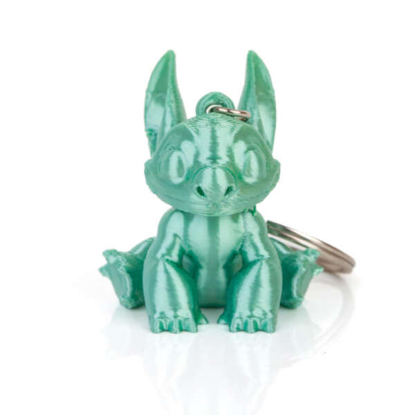 Breloc Stitch de la Disney Verde Metalizat