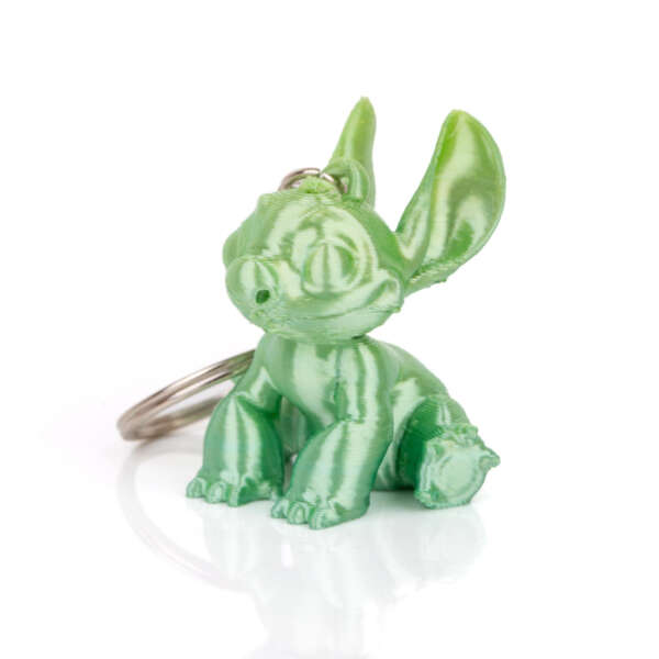 Breloc Stitch de la Disney Verde Bicolor - imagine 3