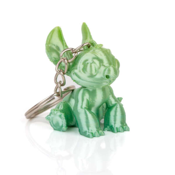 Breloc Stitch de la Disney Verde Bicolor - imagine 2