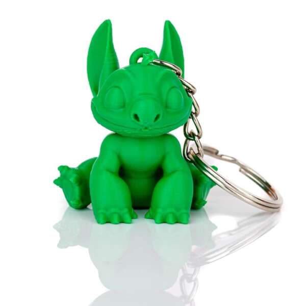 Breloc Stitch de la Disney Verde