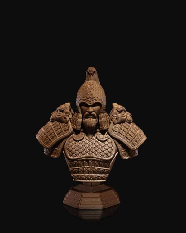 Figurina Jian Warrior, auriu - imagine 2