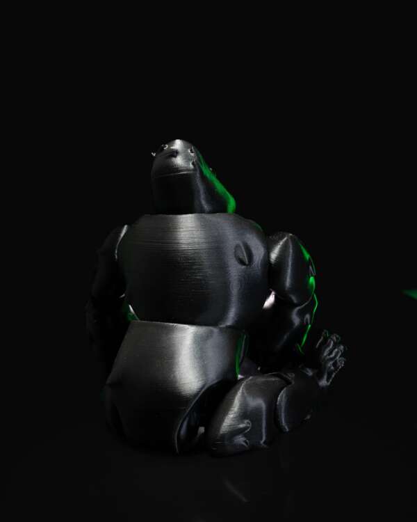 Figurina cu articulații model gorila mascul Alpha - imagine 8