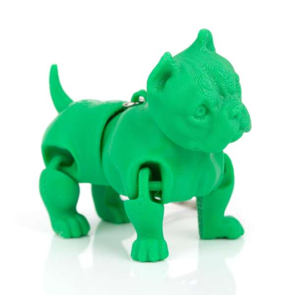 Breloc American Bully Verde - imagine 2