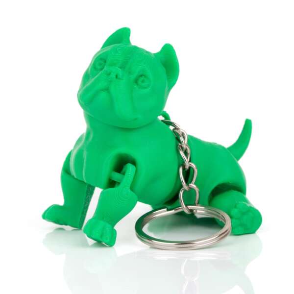 Breloc American Bully Verde