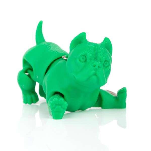 Breloc American Bully Verde - imagine 7