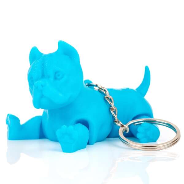 Breloc American Bully Blue Sky - imagine 4