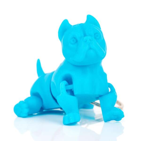 Breloc American Bully Blue Sky - imagine 7