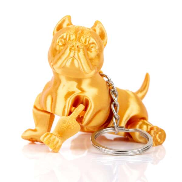 Breloc American Bully Gold