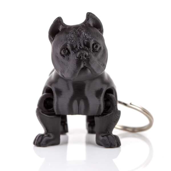 Breloc American Bully Negru