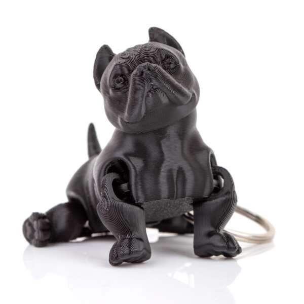 Breloc American Bully Negru - imagine 3