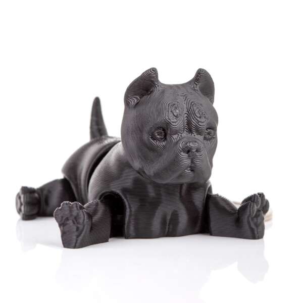 Breloc American Bully Negru - imagine 5