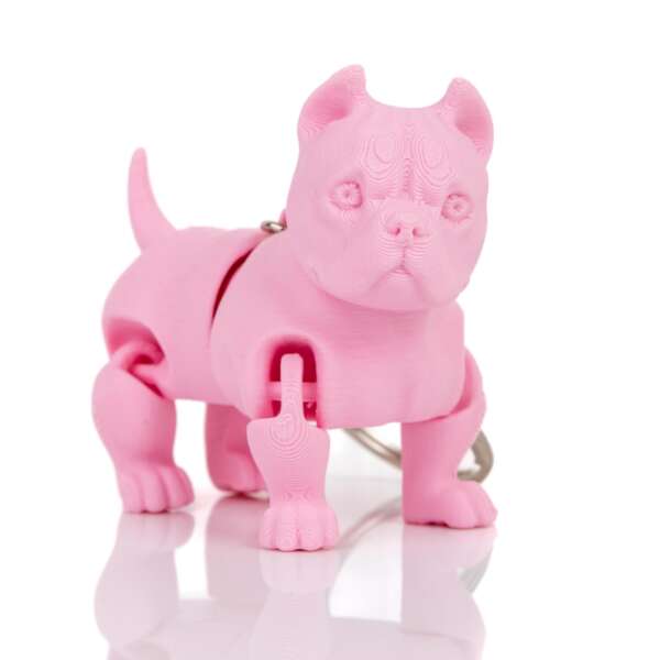 Breloc American Bully Roz - imagine 3