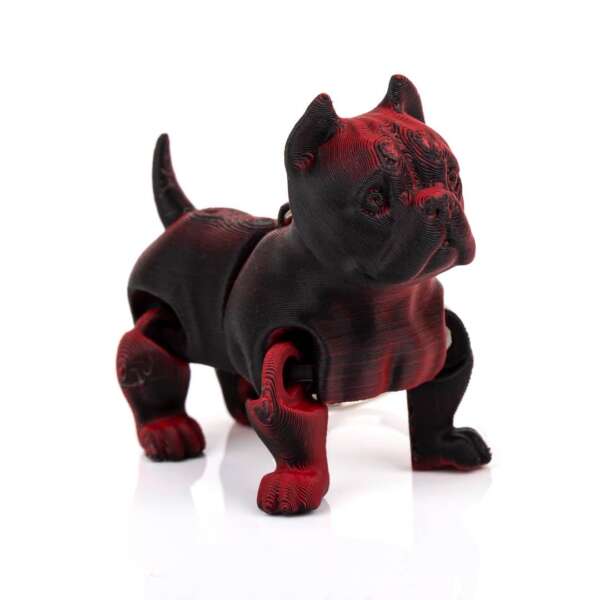 Breloc American Bully Bi-Color - imagine 6