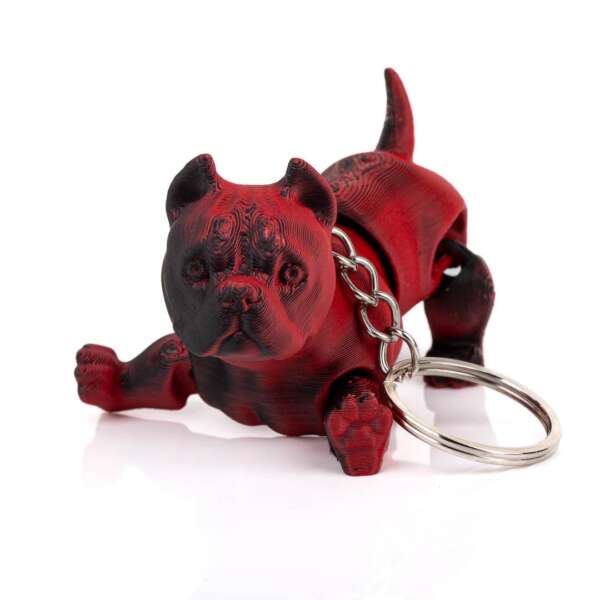 Breloc American Bully Bi-Color