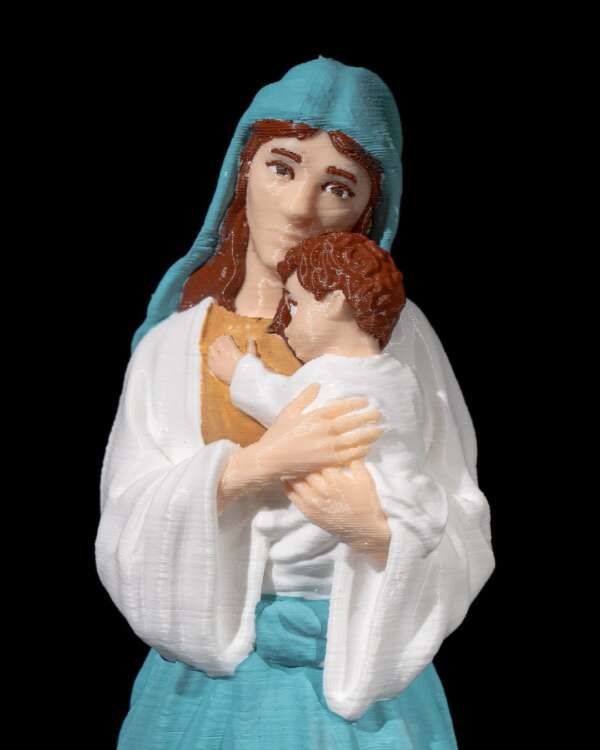 Miniatura Maica Domnului cu Pruncul Iisus - imagine 4