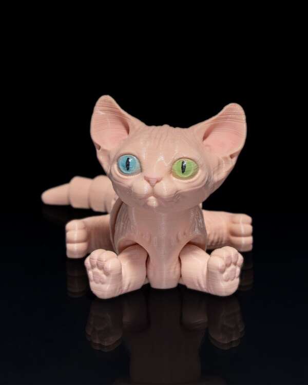 Figurină cu articulații Sphynx Cat - imagine 3