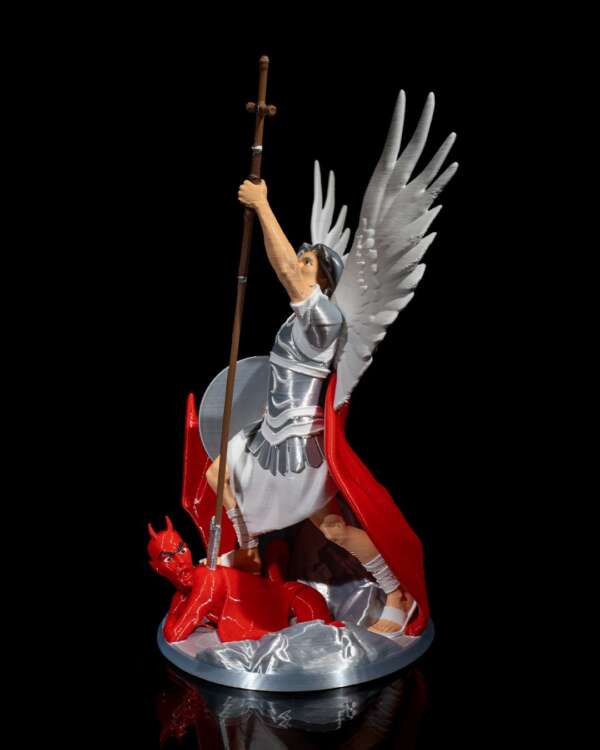 Miniatura Arhanghelul Mihail cu armura - imagine 7