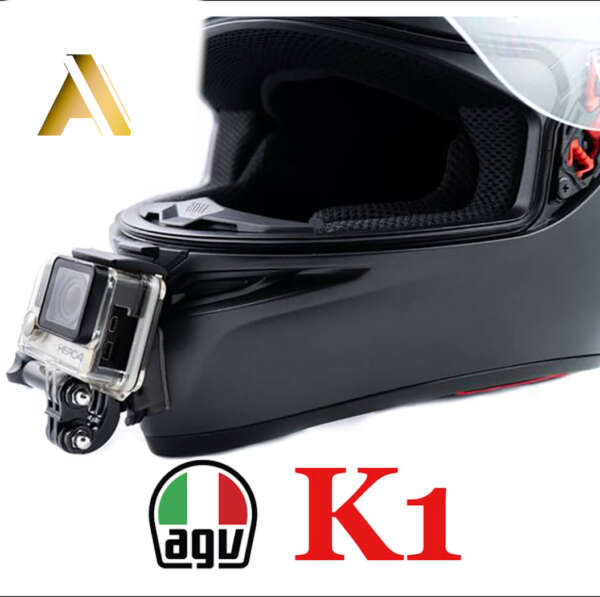 Suport Camera GoPro Casca Moto AGV K1 - imagine 2
