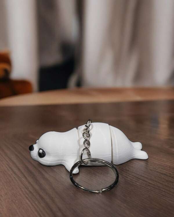 Breloc Baby Seal - imagine 2
