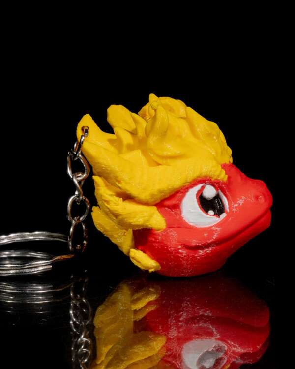 Breloc Baby Fire Dragon - imagine 3