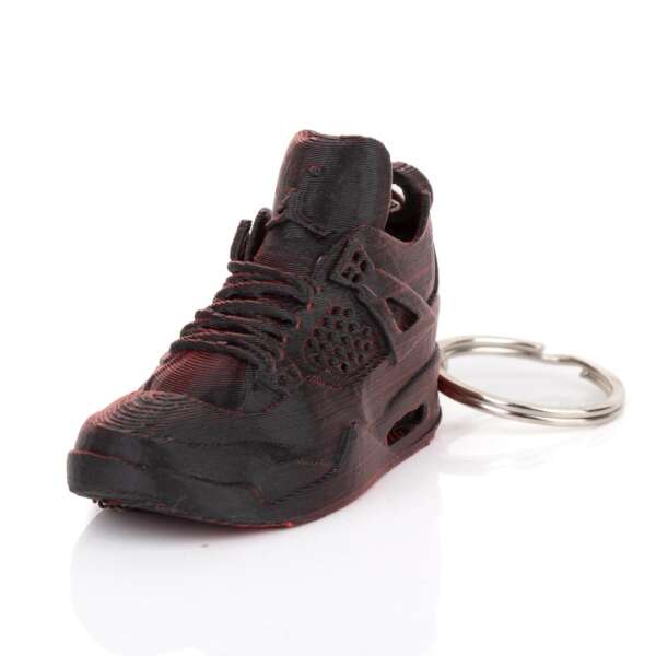 Breloc Sneakers AIR Jordan Negru - Roșu - imagine 2