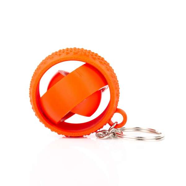 Breloc ANTISTRES spinner rotativ Orange - imagine 5