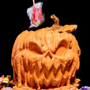 Melting Pumpkin Candy Dispenser