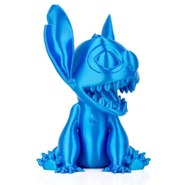 Figurina Stitch Albastru Metalizat - imagine 2