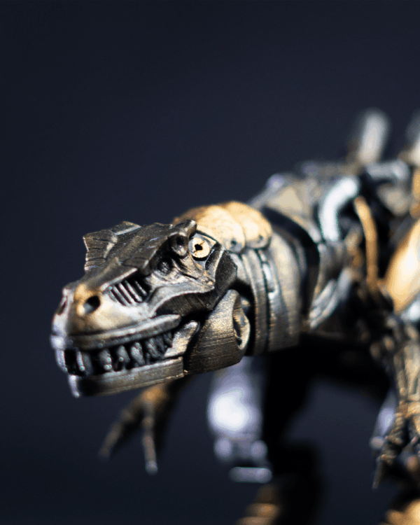 Figurină Steampunk Articulated T-Rex - imagine 2