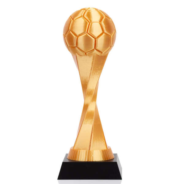 Cupă personalizată cu numele tău, minge fotbal, înălțime 25cm, bază 10cm - imagine 8