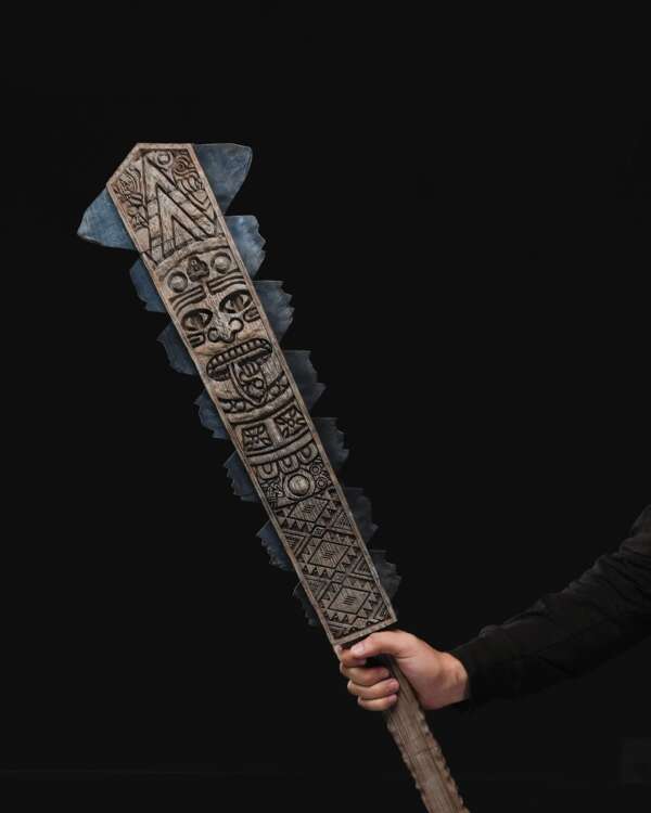 Macuahuitl Aztec Club - imagine 2