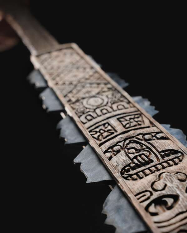 Macuahuitl Aztec Club - imagine 8