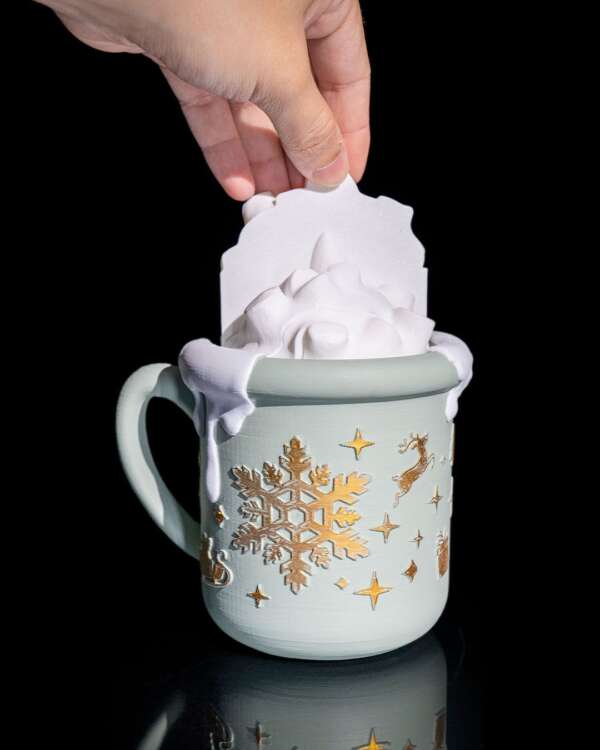 Hot Chocolate Puzzle Mug - imagine 3
