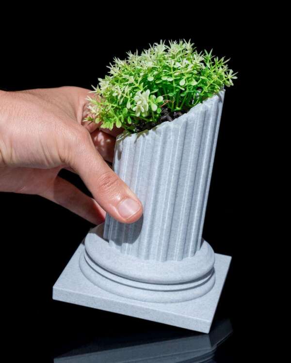 Vază Pillar Ruins Planter - imagine 6