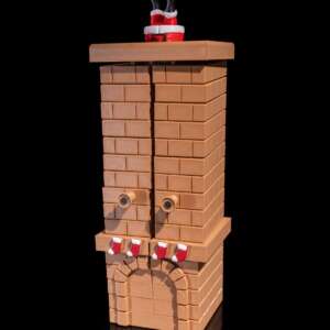 Secret Santa Chimney Container