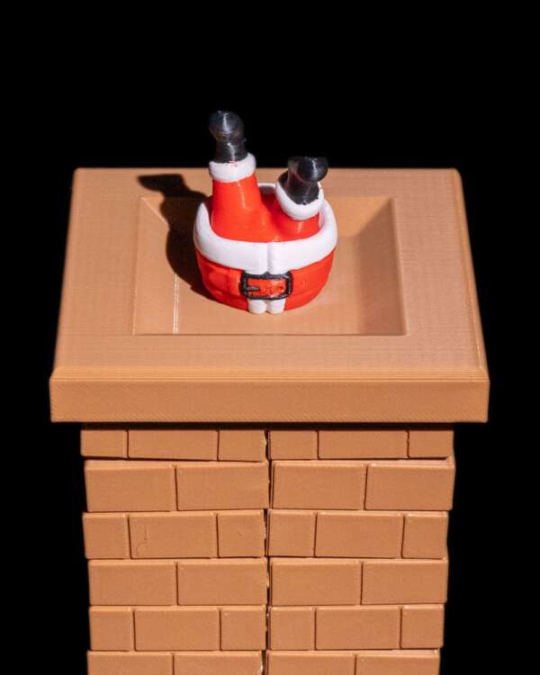 Secret Santa Chimney Container - imagine 9