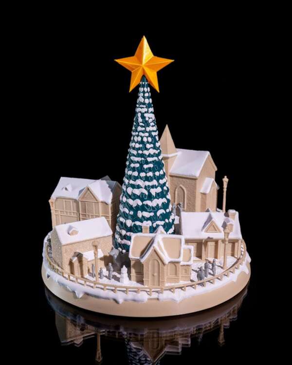 Snowy Christmas Village