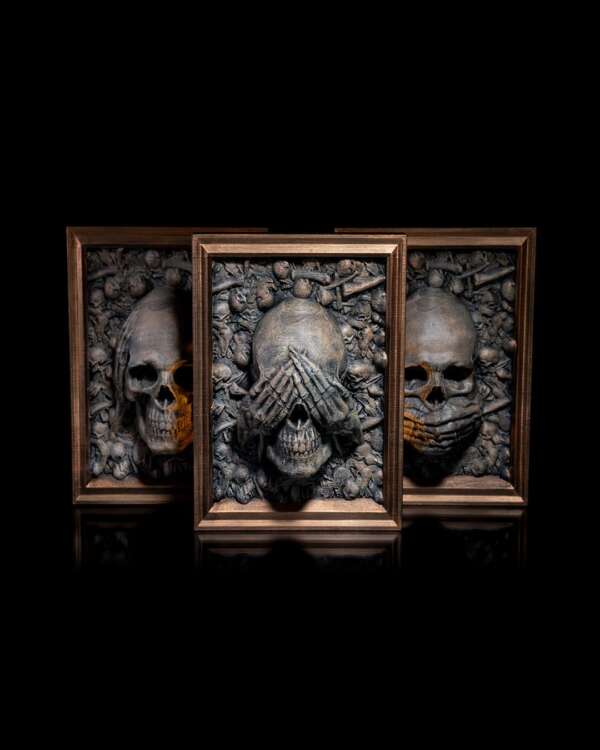Tablouri Three Wise Skulls
