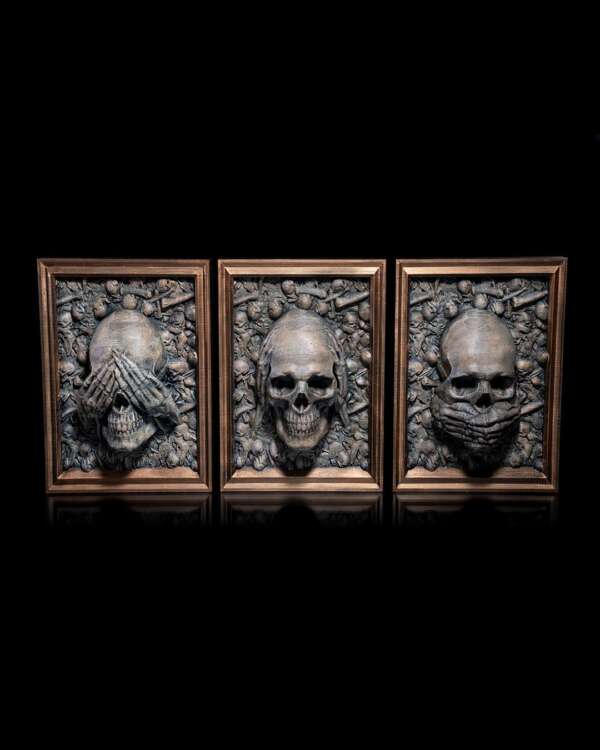 Tablouri Three Wise Skulls - imagine 10