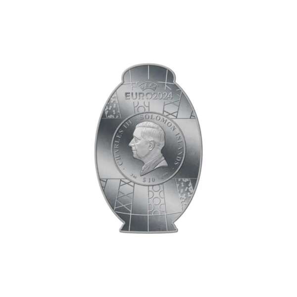 Trofeu UEFA EURO Germania 2024 - 3 OZ - MONEDĂ din ARGINT - imagine 3