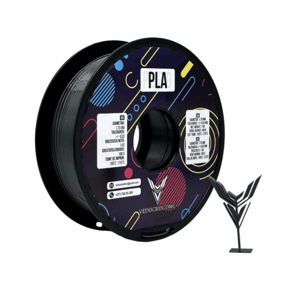 Filament 3D PLA 1kg Veducrin DMC – Galaxy Grey