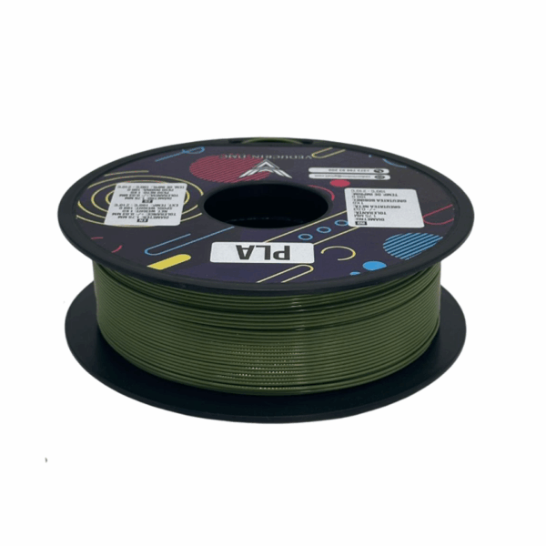 Filament 3D PLA 1kg Veducrin DMC – Verde Army