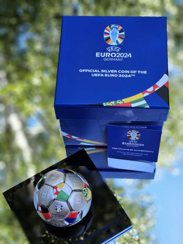 UEFA EURO 2024 Minge din ARGINT pur 999/1000 - imagine 3