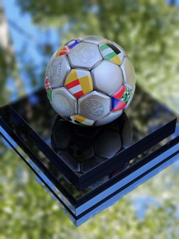 UEFA EURO 2024 Minge din ARGINT pur 999/1000 - imagine 2